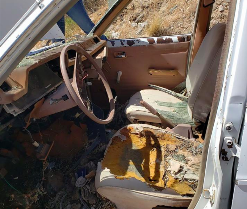 Austin Toy and his girlfriend were the first from The Wrenching Network to make it to the Datsun. Photo credit: Austin Toy